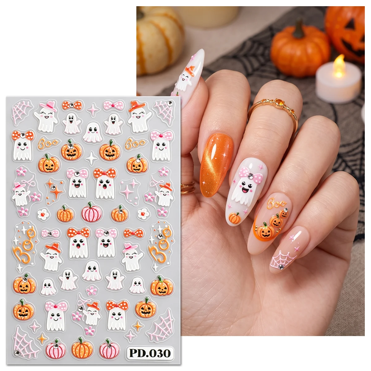 Pegatinas 3D para Uñas de Hall - Nail Art Vampire reseña y precio