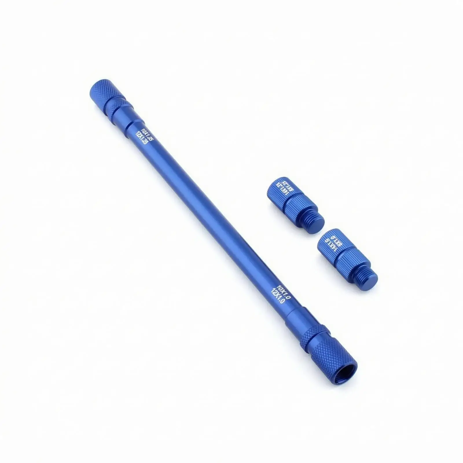 Shock Absorber Rod Tool with Adapters Aluminum Alloy Front Fork Damping Core Tool Easy-Grip Standard for Riders, Repair Shop