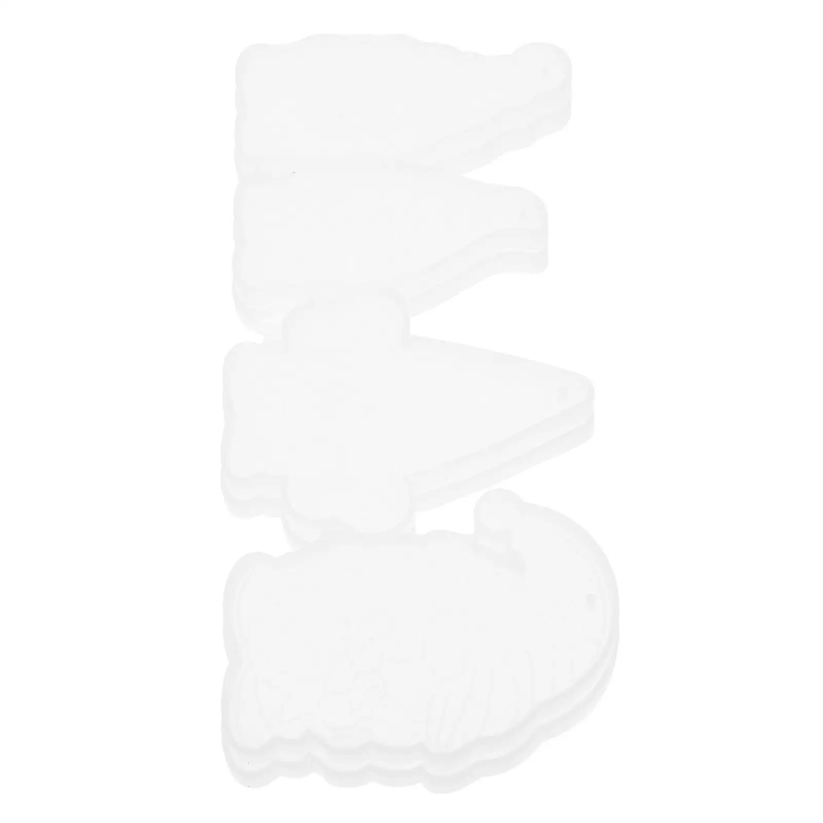 

2 Pcs Keychain Mold Pendant Fun Molds for Keychains Epoxy Manual Cute Silicone Resin Casting Transparent