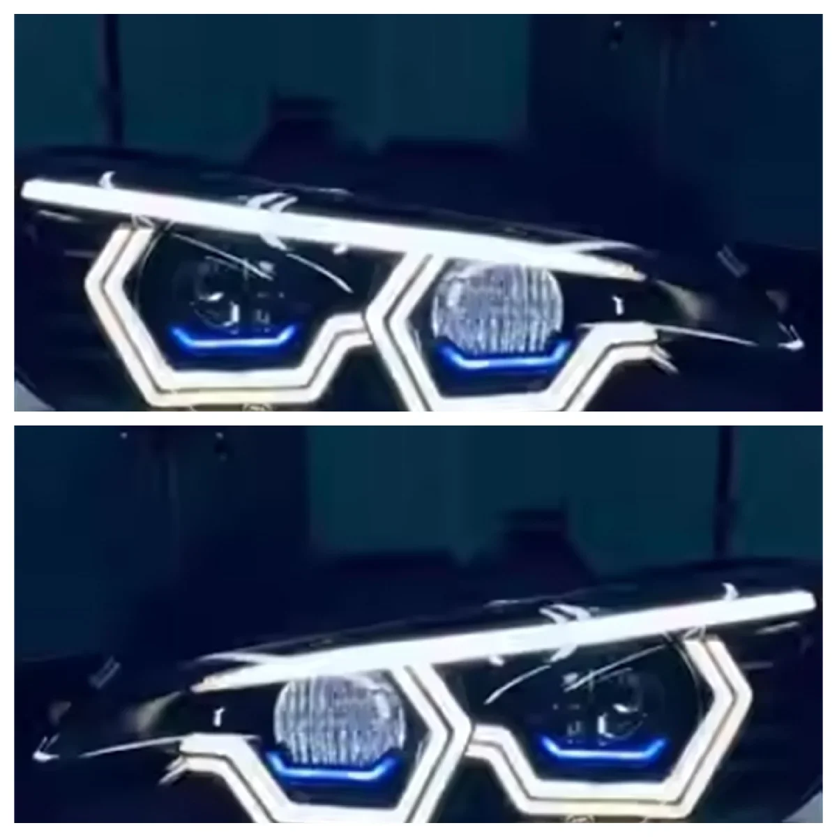 

Автомобильные светодиодные фары для BMW E92, дневные ходовые фары DRL, ближний свет