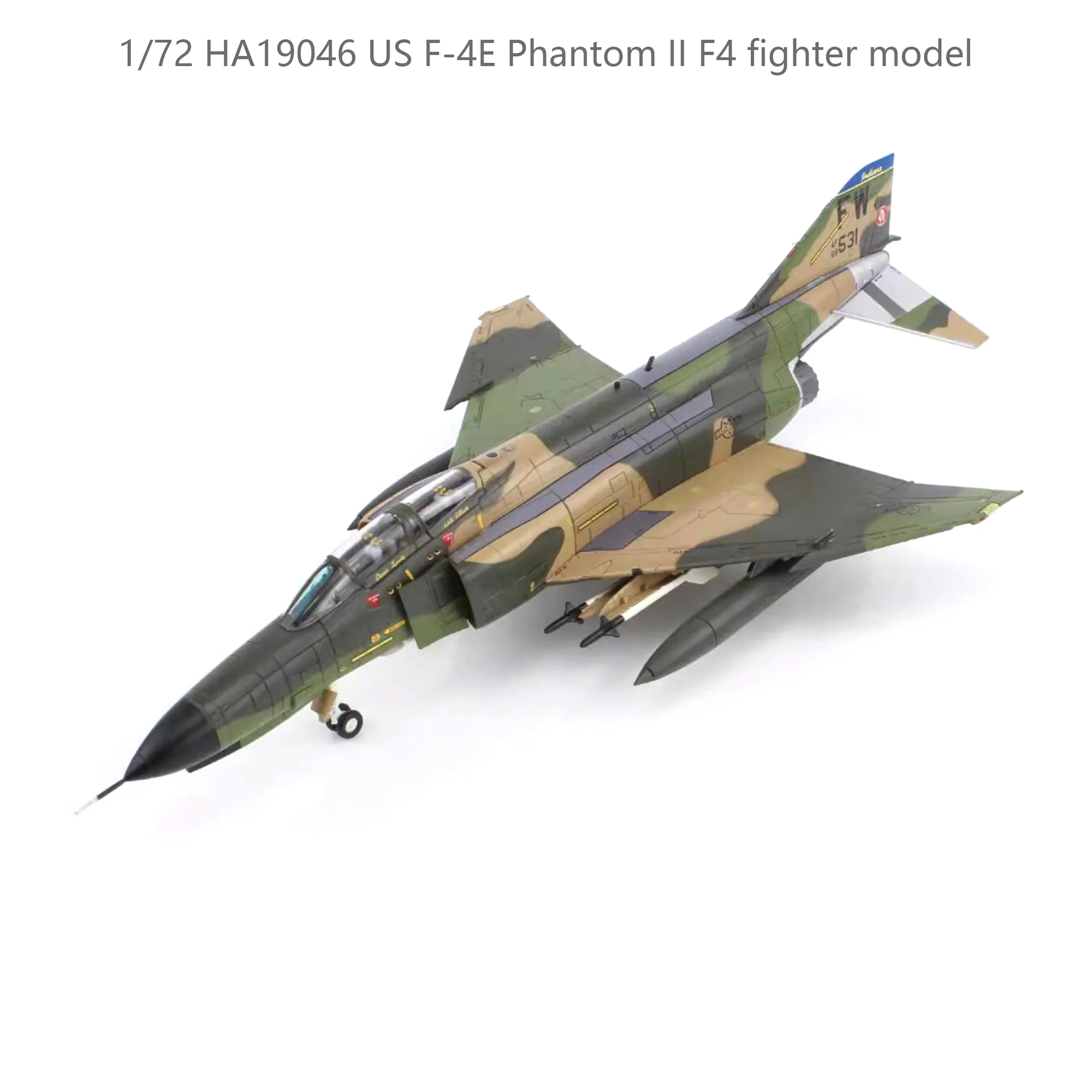 Fine 1/72 HA19046 US F-4E Phantom II F4 fighter model  Alloy Collection Model