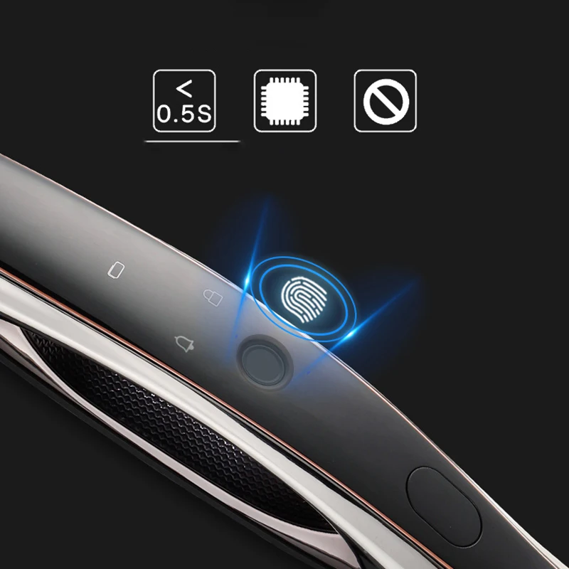 Tuya Wifi 3D Face Recognition Smart Door Lock Fingerprint IC Card Key Password Keypad Electronic Anti-theft Indoor Home Lock