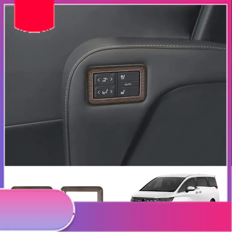 

Для Toyota ALPHARD/VELLFIRE 40 Series 2023 + автомобильное средний ряд сиденья, панель управления, накладка на рамку, наклейка, запасные части под дерево, Y79