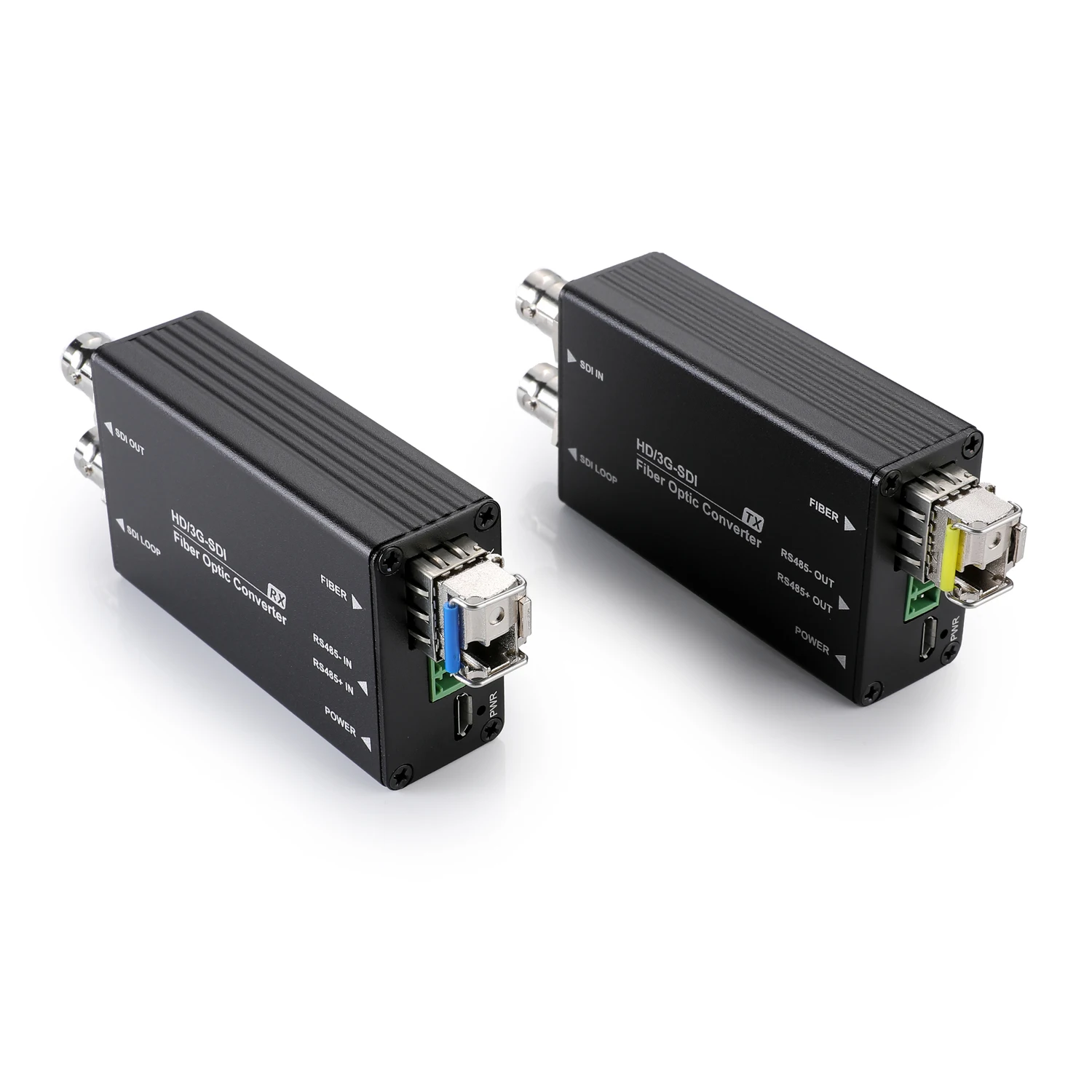 

3G SDI Over Fiber Extender with DATA Fiber Video Converter Extender