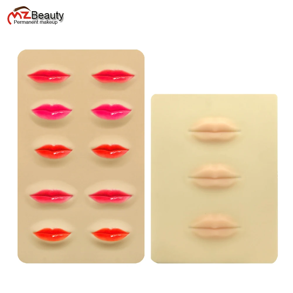 

Lip Practise 3D Practice Skin Microblading Lips Permanent Makeup Latex Skins Tattoo Supplies Accessories Tatuagem Makeup Beauty