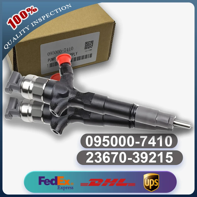 

095000-7410 23670-39215 23670-0L020 23670-09330 Common Rail Injector for Toyota Engine 2KD-FTV 1KD-FTV Hiace Hilux Land Cruiser