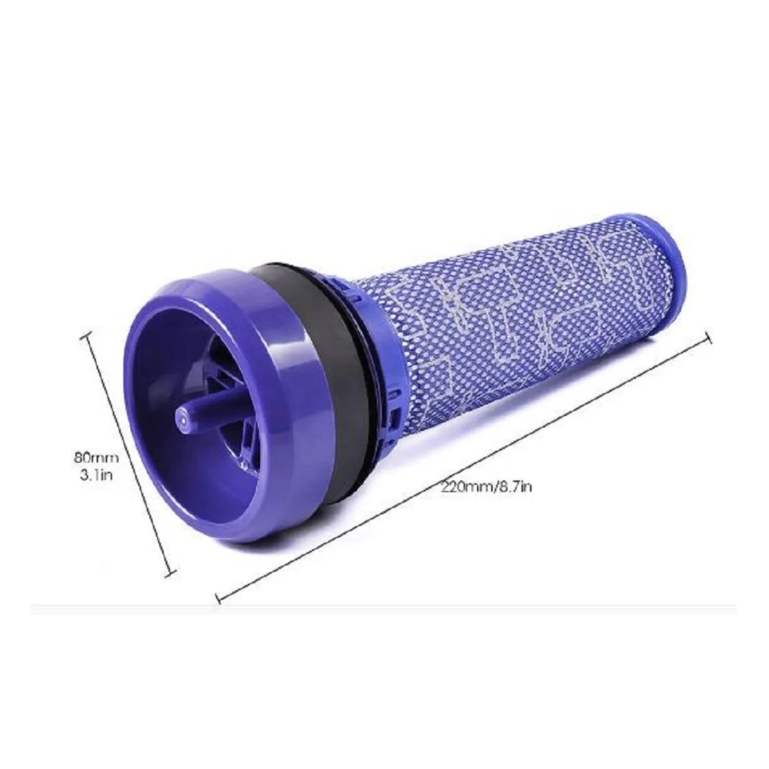 بعد الفلتر المسبق فلتر HEPA لـ Dyson V6 DC58، V7 V8، ترقية V8، DC28 DC53، DC30 DC56، DC41 DC65 UP13 مكنسة كهربائية