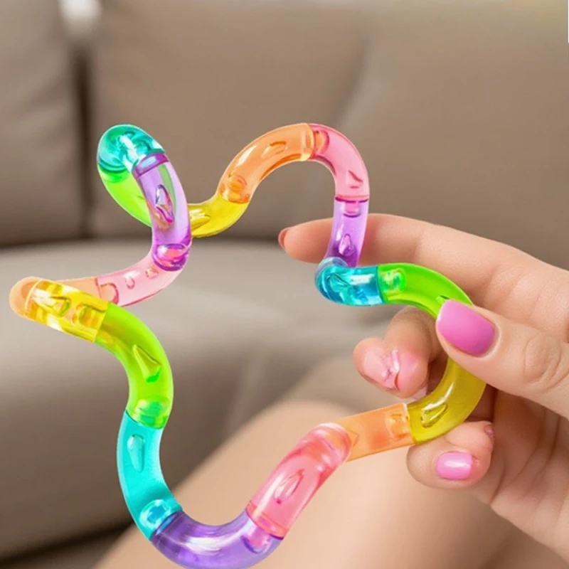 Angst Stress Relief Twisty Toys Stressabbauendes Spielzeug Sensorisches Zappelspielzeug Entspannung Squeeze Twist Chain Spinner Alternative