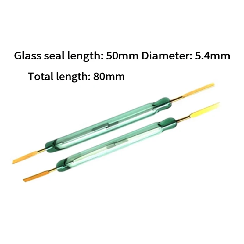 MKA50202 reed switch 5*50MM normally open type high-power high-current 5A sensor magnetic control switch MKA50202