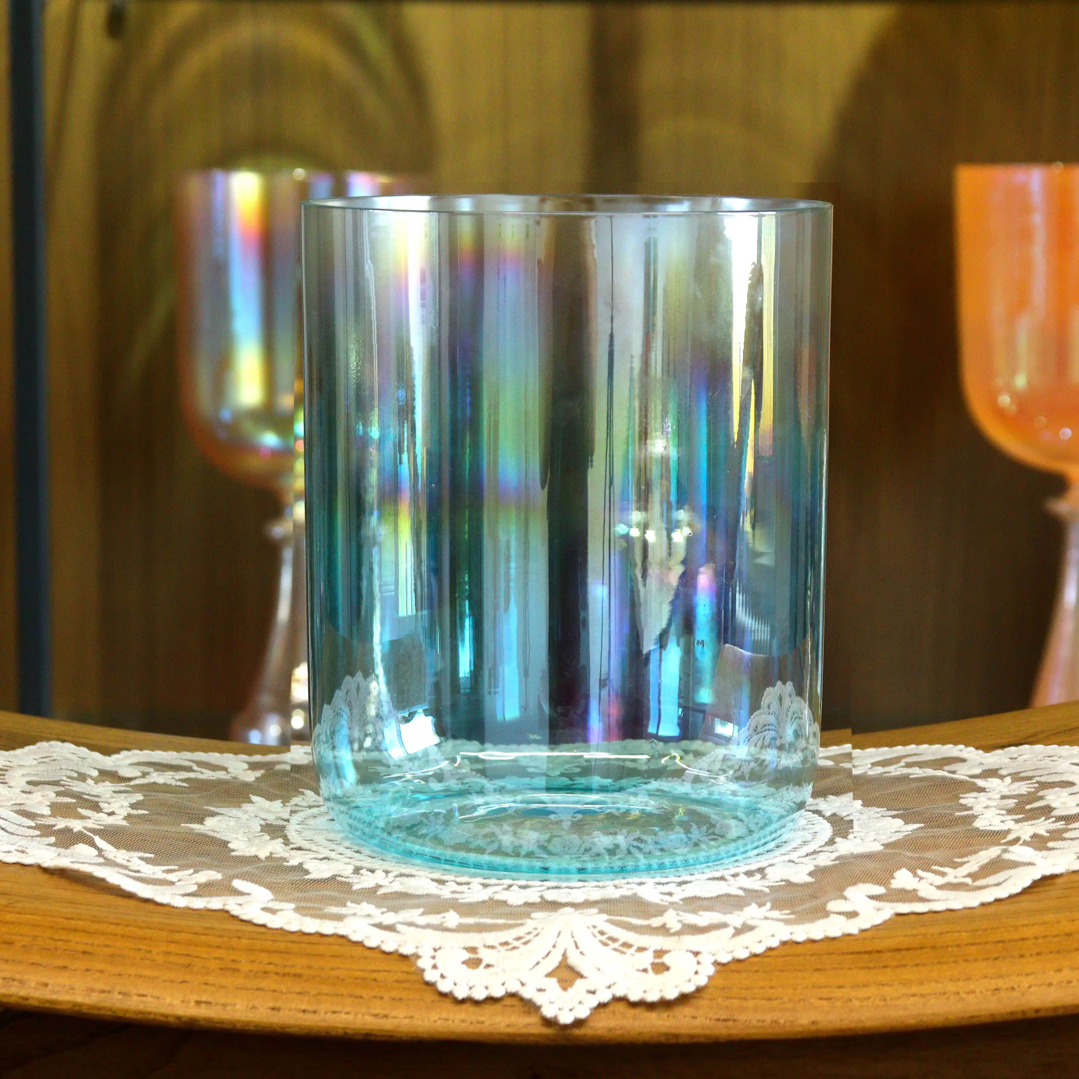 

Кристаллическая поющая чаша ZHQH Aqua Blue из прозрачного кварца для звукотерапии, Рейки, духовного исцеления, медитации и йоги