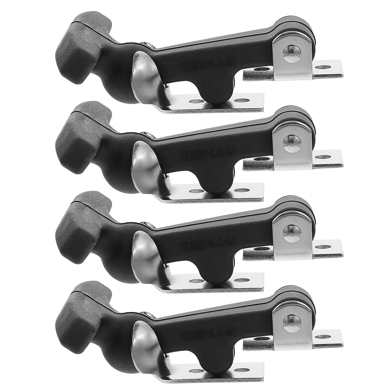 

T Handle Latch Hood Stainless Steel Latches Car Flexible Engine Hasp Locks Boat Cam Catch Locking Bar Flush Mount Rubber Draw