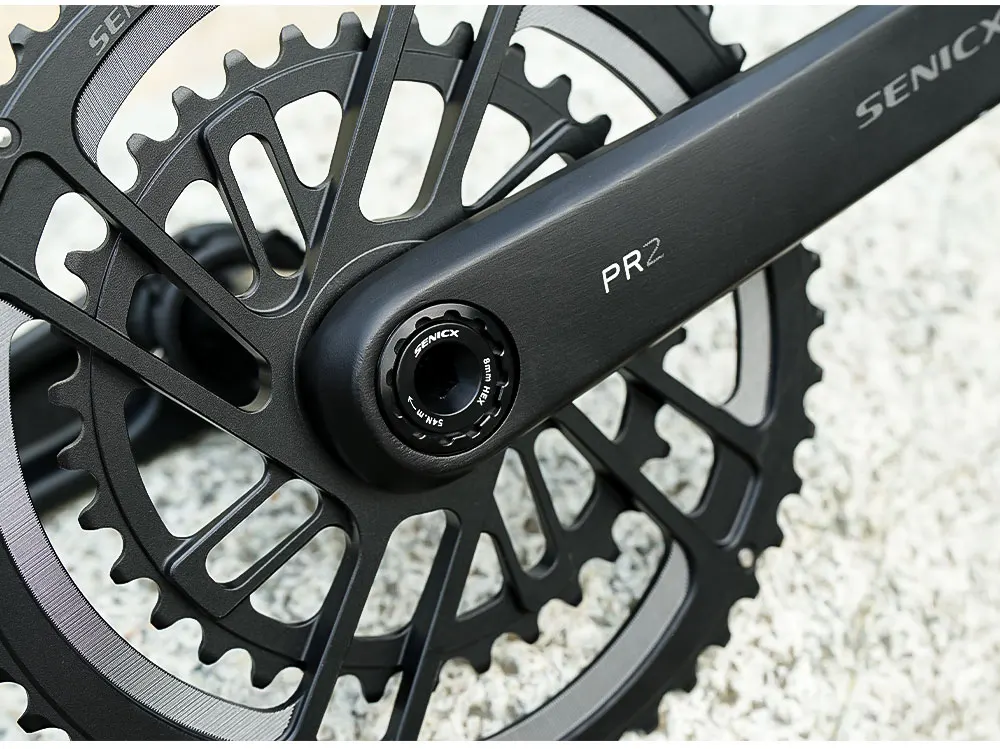 Senicx Kurbel Rennrad pr2 Kurbel garnitur 165/170/172/175/mm 46-30t 50-34t 52-36t Kettenblatt für Faltrad 10/Geschwindigkeit neu – Detail 9