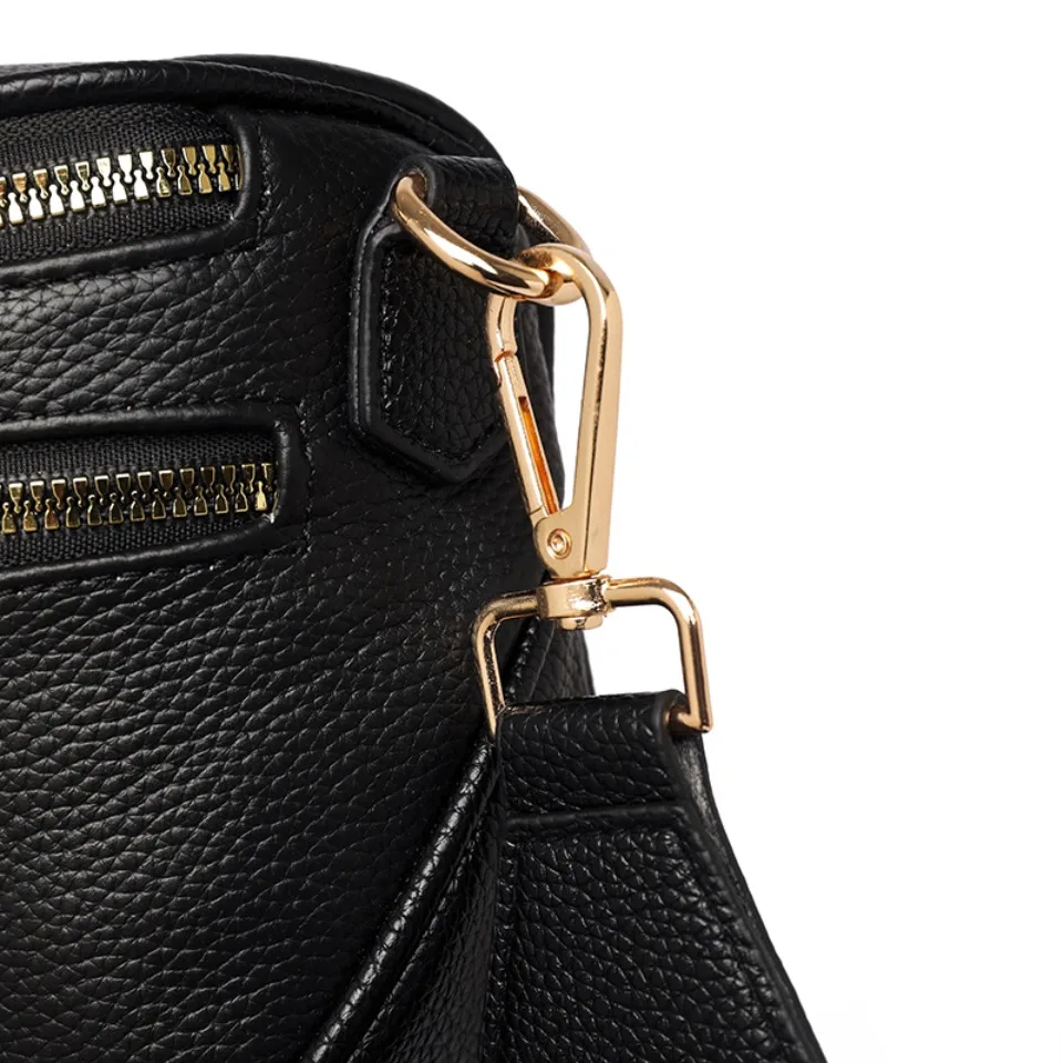100% Top Layer Genuine Cowhide Leather Saddle Bag Luxury Handbags Women Bags Designer Crossbody Shoulder Bags for Women Commute