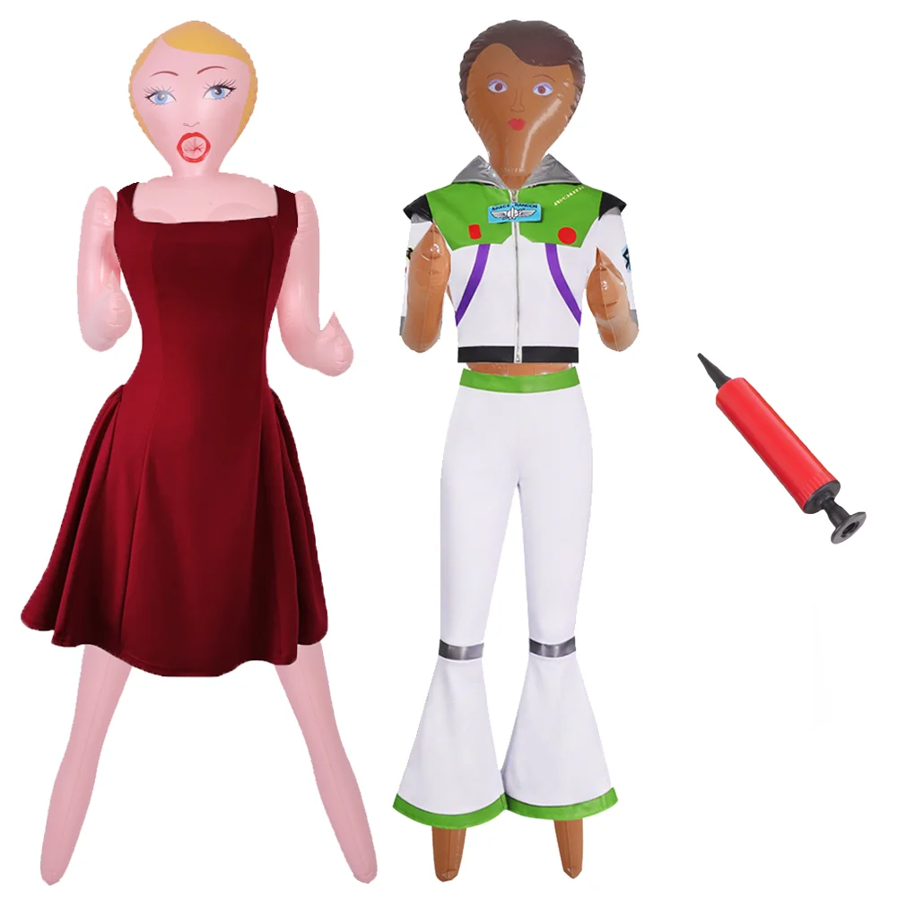 

Mary 57 Inch Blow up Female Doll Inflatable Life Size Funny Gag Gift for Bachelor's Birthday Party Decoration Prop No Clothes