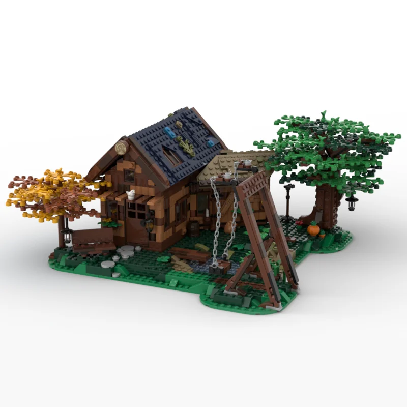 3032 قطعة MOC شجرة البيت 3 1 حزمة مغامر نموذج اللبنات البناء DIY بها بنفسك لعبة إبداعية الطوب هدية الكريسماس للأطفال #6