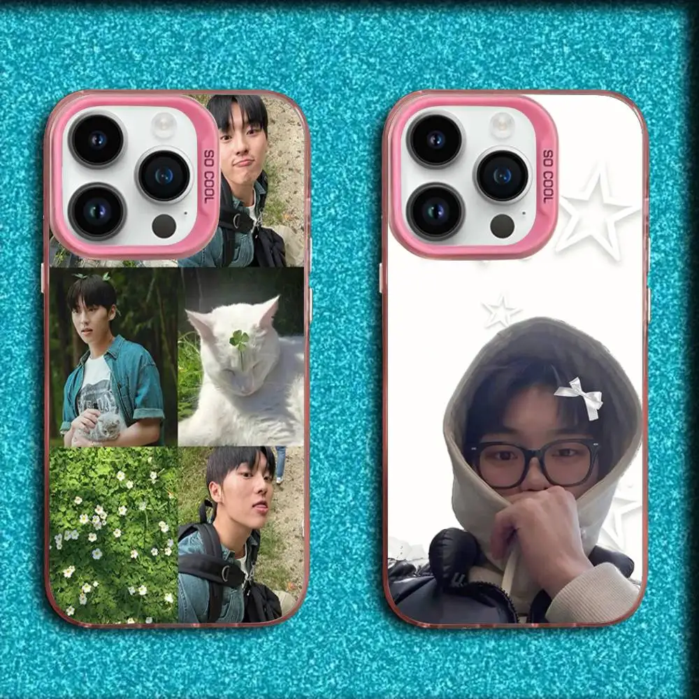 

Actor C-Choi Hyun Wook Phone Case For iPhone 16,15,14,13,12,11,Mini,Pro,E,MAX Pink Candy Matte Shockproof Cover