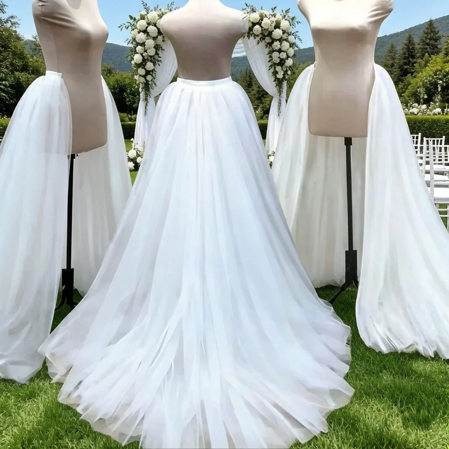 customized-white-ivory-tulle-wedding-detachable-skirt-removable-train-for-wedding-dresses-4-layers-boho-bridal-overskirt