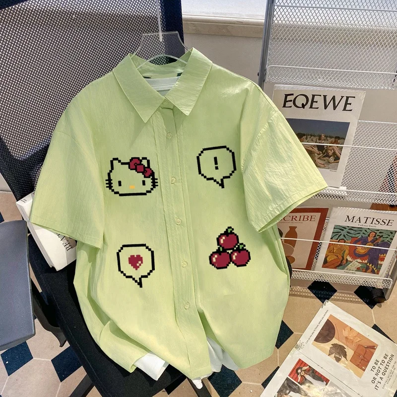 

Повседневный Ne ort Sve irt Мужской летний винтажный ленивый свободный утягивающий топ f Sve Faionable Brand Commute Sle ...