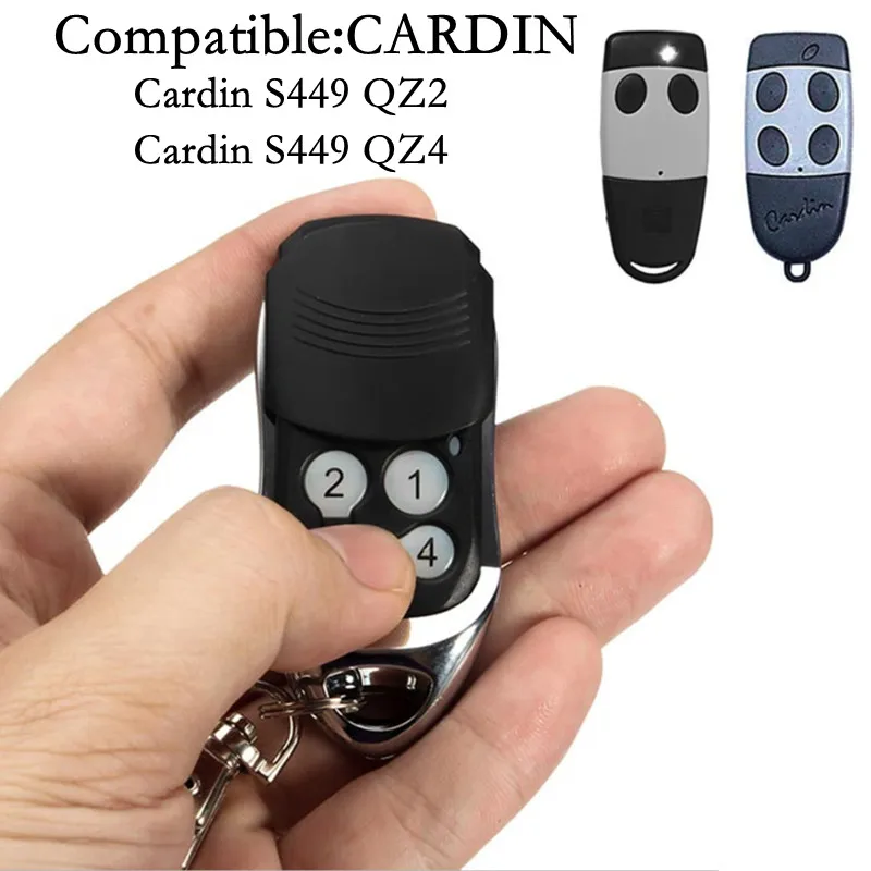 CARDIN S449 QZ2 QZ4 433MHz Garage Remote Control Rolling Code CARDIN Gate Door Opener Cloing  433.92mhz New