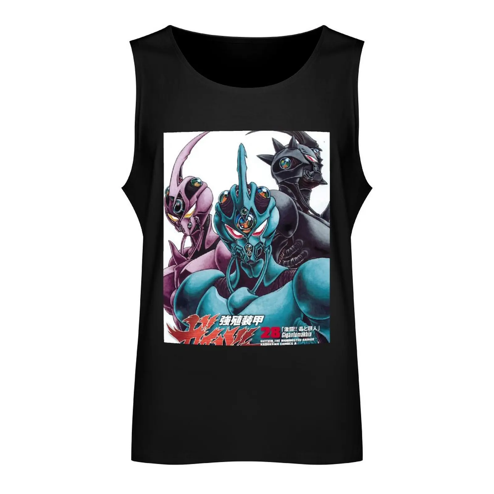 Guyver The Bioboosted Armor Tank Top T-shirt Men's gym Men's summer t-shirt