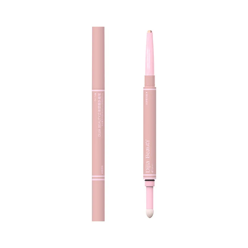 

DIJIA Dual-ended Undereye Highlighter Pen 2-in-1 Eyeliner Eyeshadow Pencil Waterproof Long Lasting Lower Eyelid Makeup Cosmetics
