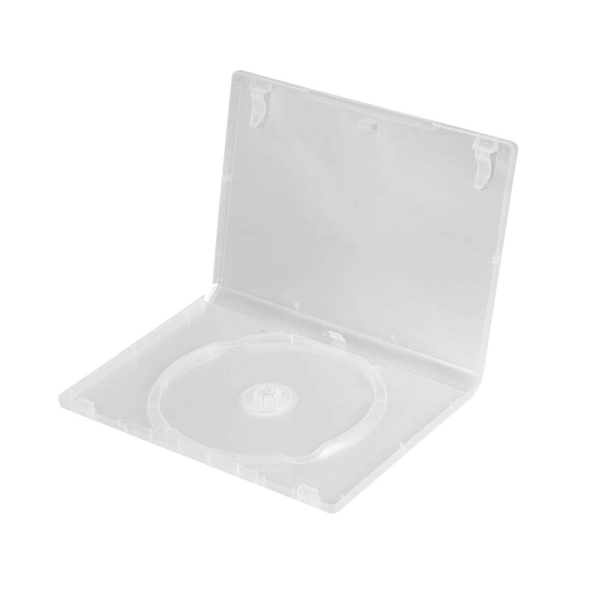 

6pcs CD Cases DVD Holders Media Storage Disc Organizer Empty Double Sturdy Plastic Large Capacity Portable Easy Find Separate