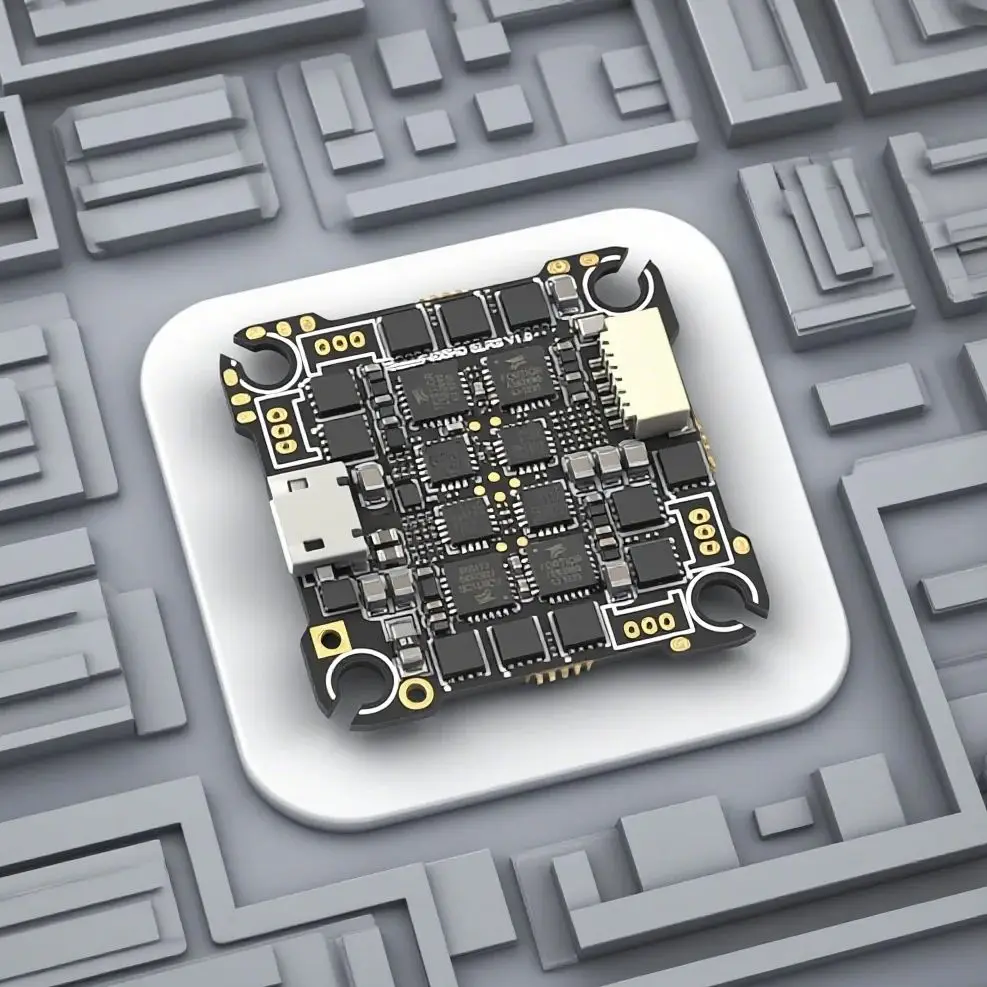 

HappyModel SuperF405HD ELRS AIO 3in1 Flight Controller Built-in 20A ESC UART 2.4G ELRS RX