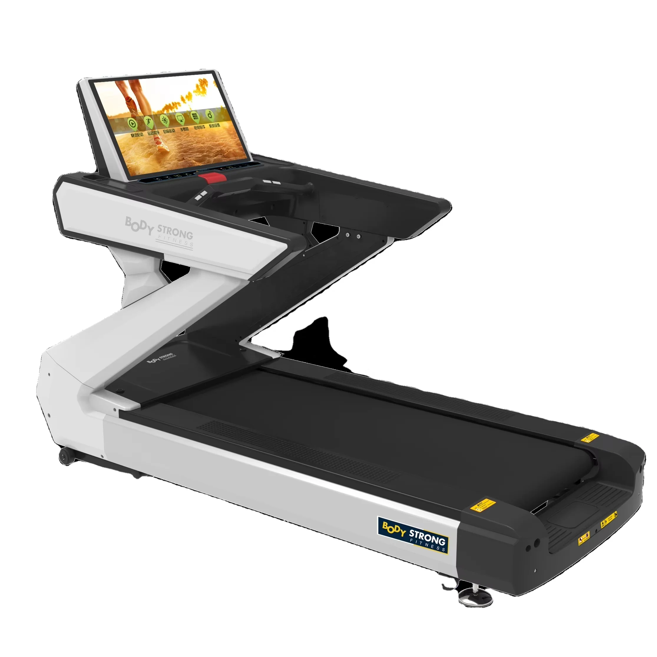 New Commercial Fitness Cardio Treadmill Electric Motorized Gym Equipment LCD Screen  for Home Gym Use