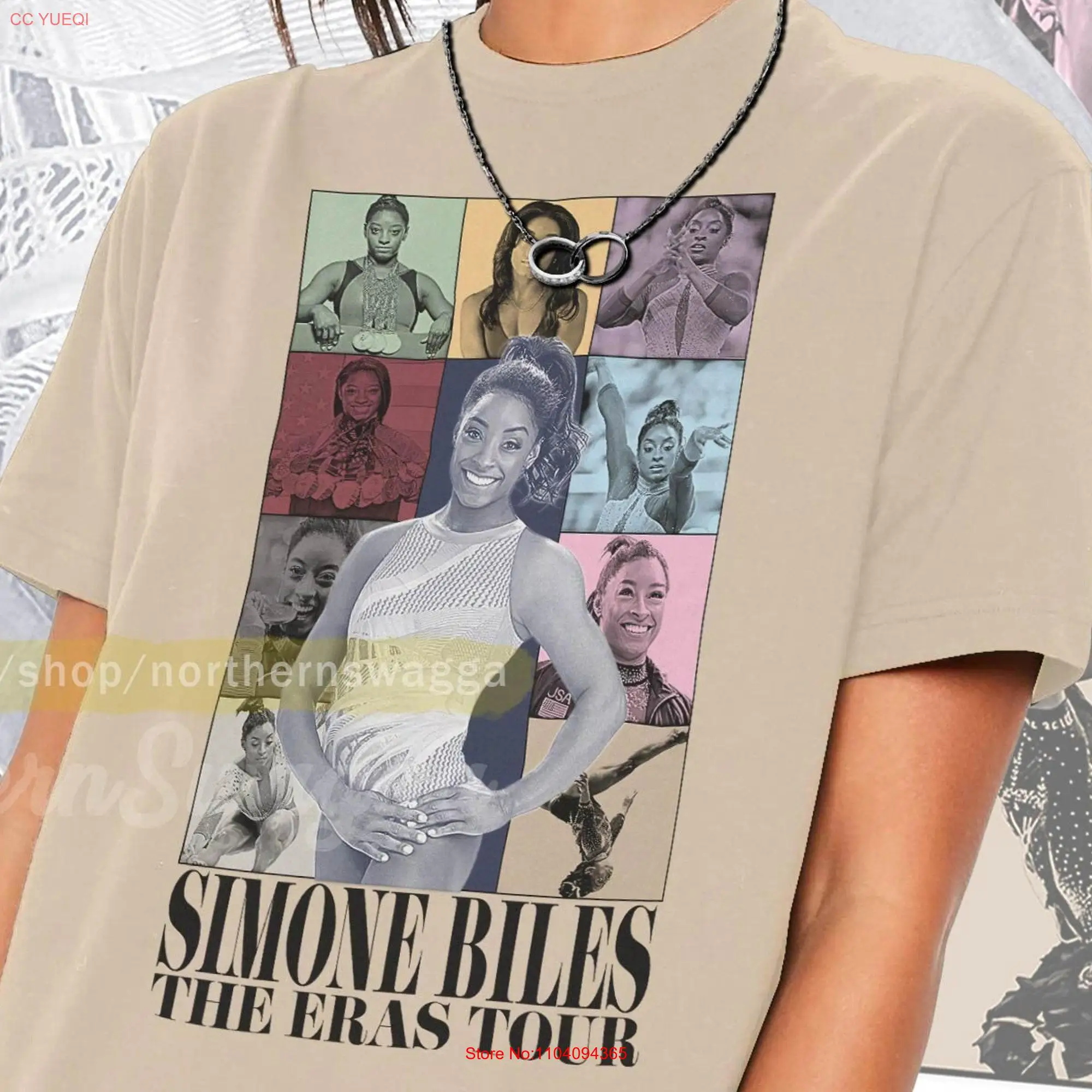 Simone biles tour shirt cool fan art t 90s poster 827 tee long or short sleeves