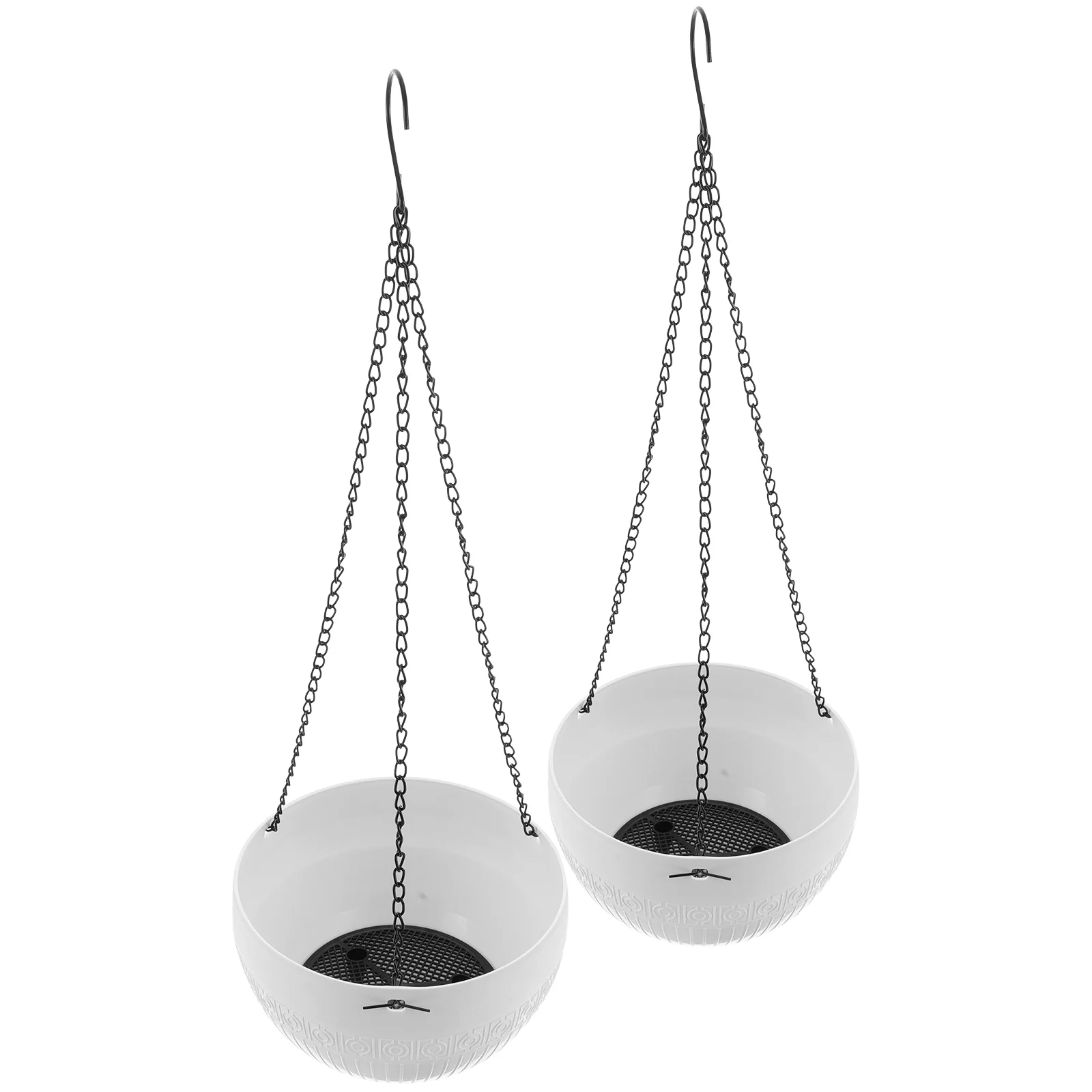 

2 Pcs Flowerpot Plant Hanging Planter Indoor Planters Indoors with Drainage Pots for outside Outdoor Plants