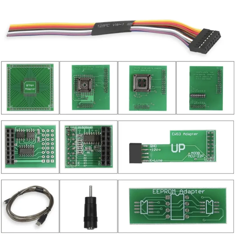 Newest version with High quality car ECU Programmer Xprog-M 6.26 With dongle Xprog EEPROM Adapter X-PROG M