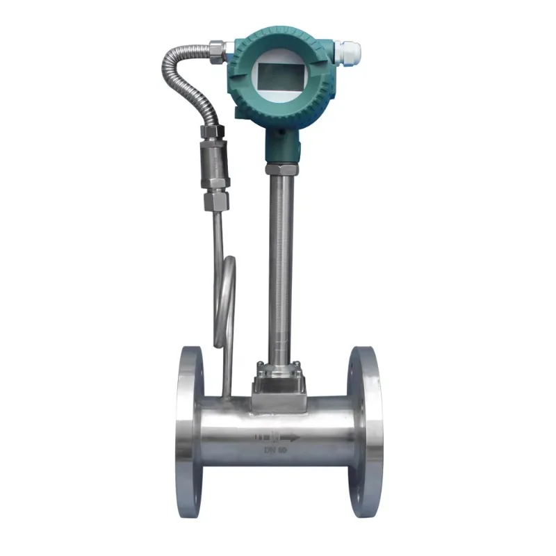 High-precision durability open-seal digital steam gas vortex flowmeter sensor precession vortex liquefied petroleum