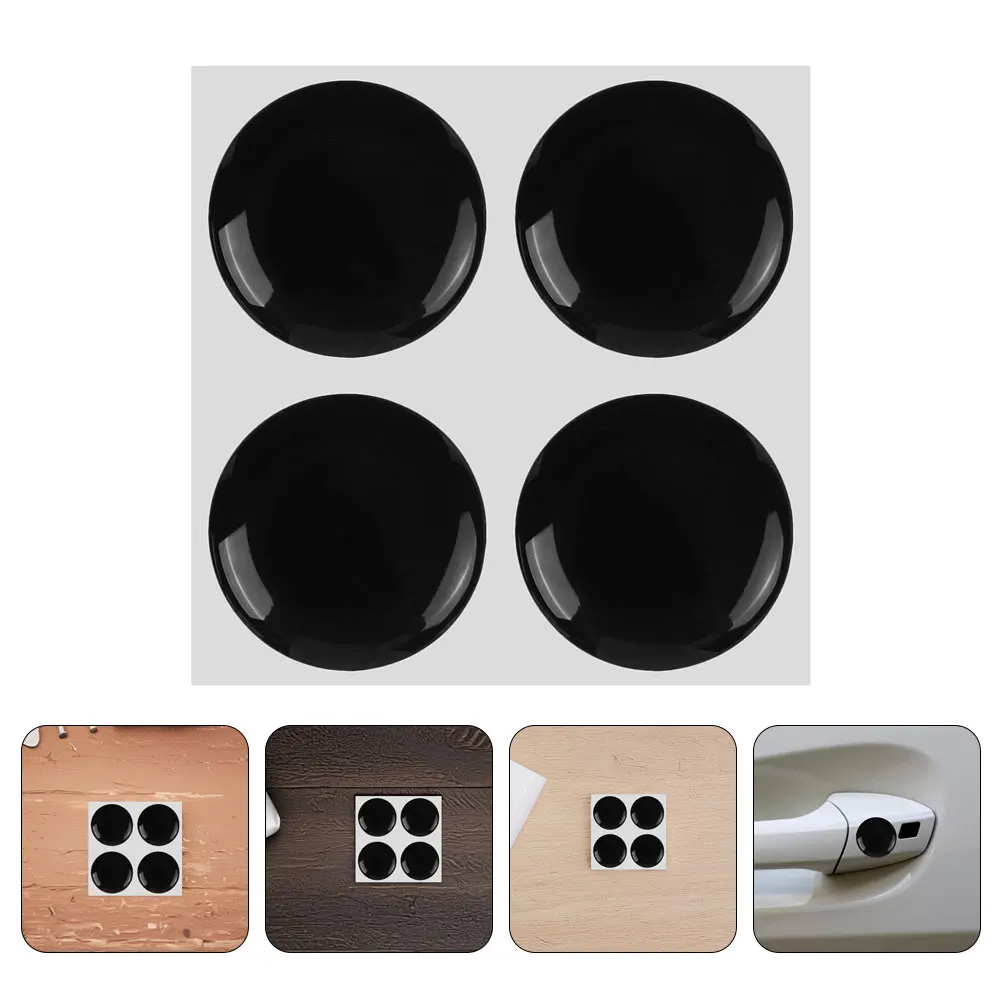 

8pcs Universal Car Keyhole Protector Stickers Waterproof Pvc Door Lock Decoration Adhesive Covers Automotive