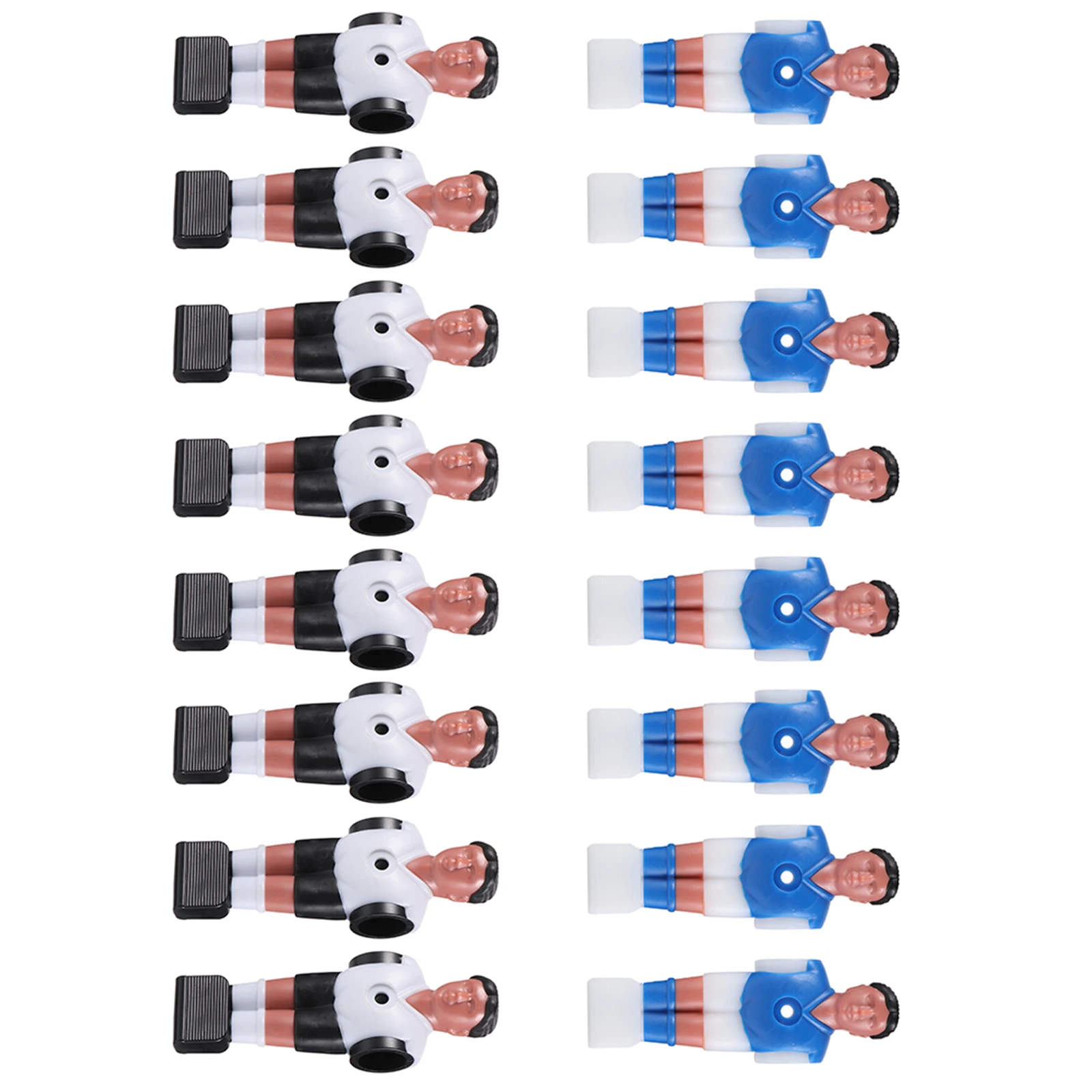 

16pcs Foosball Players Replacement Resin Football Machine Wear-Resistant Bright Color Long Lasting Accessory For Table