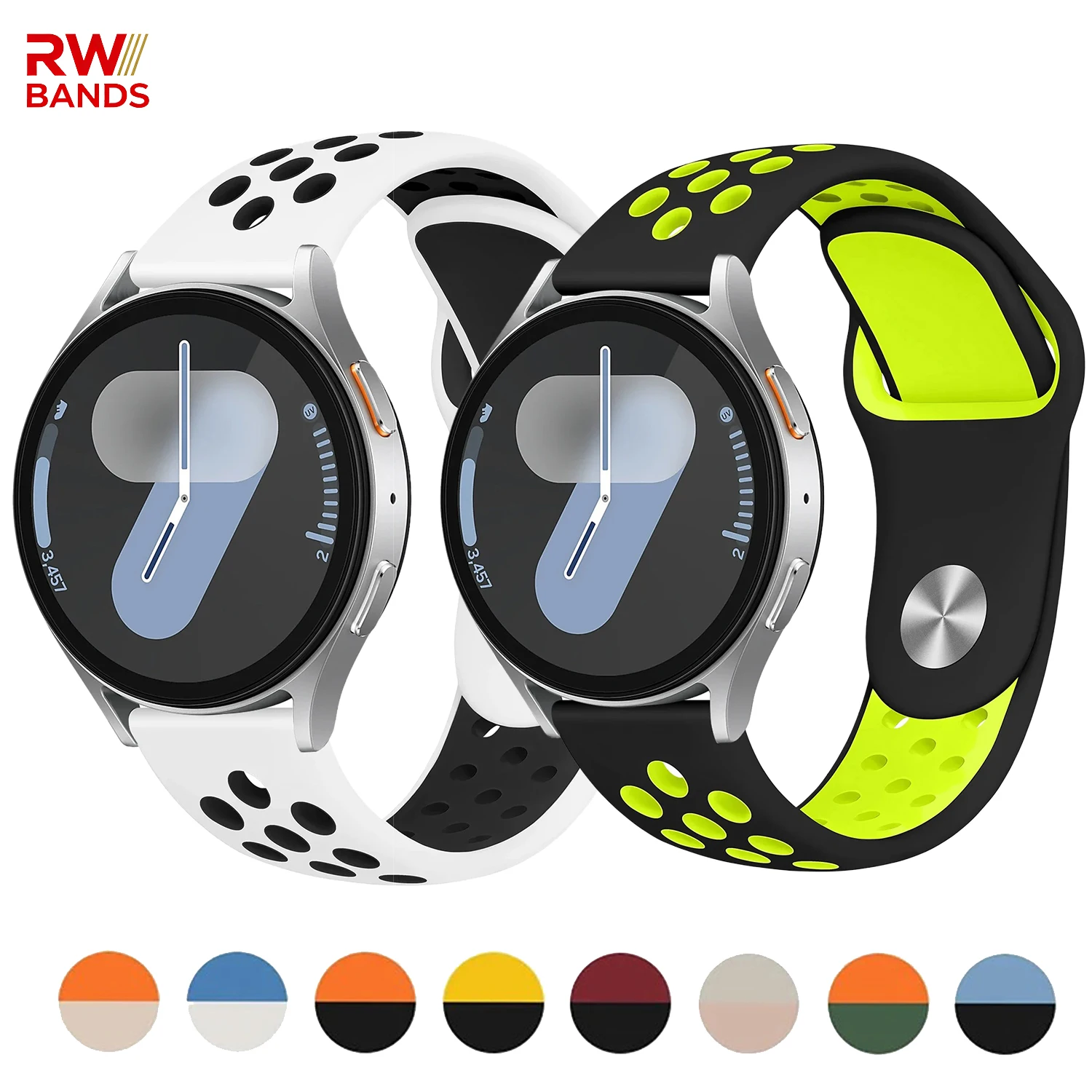 22 mm 20 mm Silikonarmband für Samsung Galaxy Watch 6 5 4 40/44 mm 6 Classic 47 mm Armband für Huawei Watch 3 4Pro GT3/2e Band
