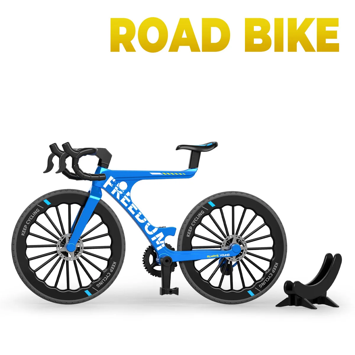 Modello 1:8 Mountain Alloy Bike Diecast Modello fuoristrada Collezione di biciclette in metallo Regali di simulazione Giocattoli per ragazzi