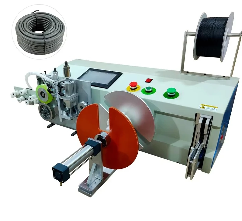 Automatic Cable Measuring and Cutting Machine, EW-20S-1 Coil Winding and Binding Machine (1.5 Kg Loaded Bearing)