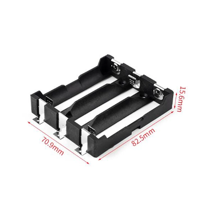 21700 skrzynka na baterie litowe PCB sekcja pinowa 1/2/3/4 seria/paralelna gniazdo baterii 3,7 V podstawa uchwyt baterii bez spawania — zdjęcie produktu 6