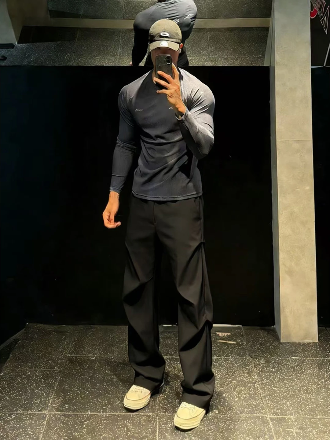 

Cleanfit Men's Winter Thiened Fce Wide Leg Pants Pleated Workwear American Drapey Knife West Pants Cool Sle ...