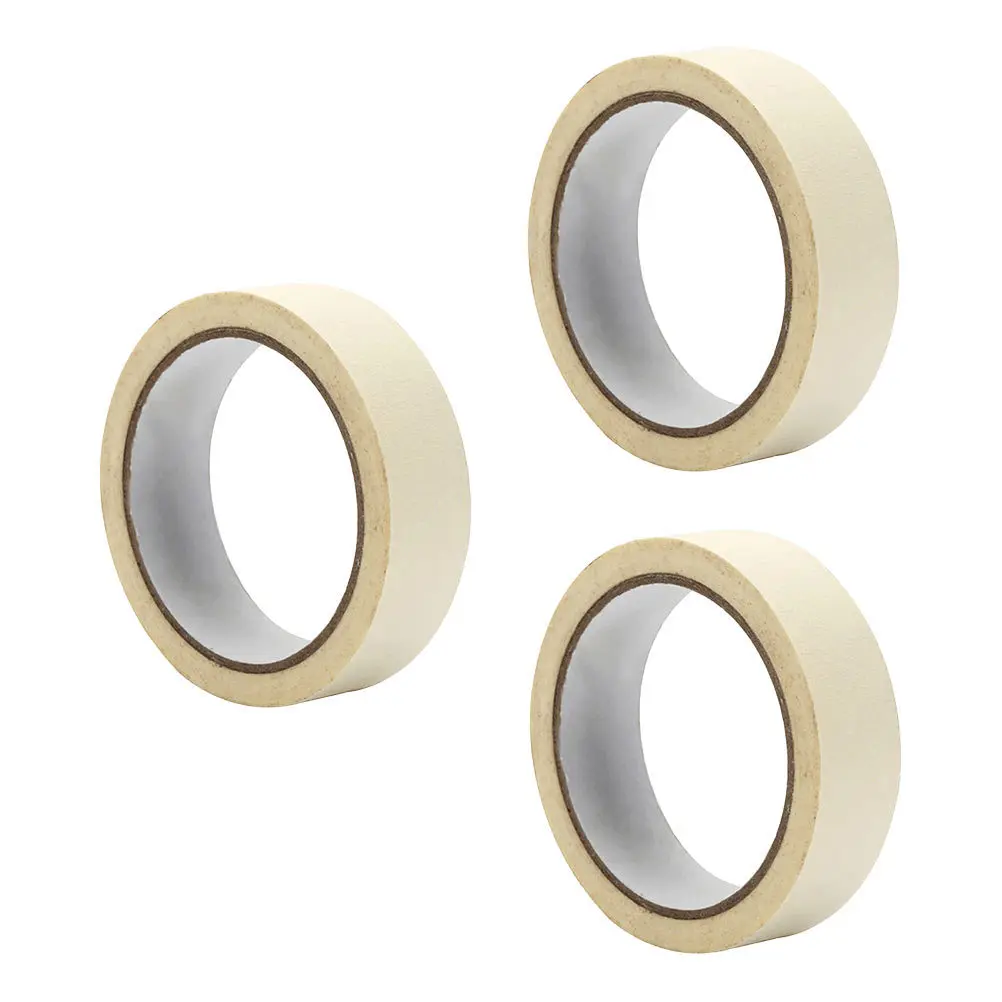 3 لفات من شريط لاصق ورقي ملون منفصل، حجم طويل محمول لاصق حماية اللوحة الاحترافي