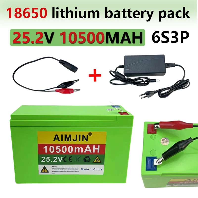 

25.2V 10500mAH Rechargeable lithium ion 6s3p battery Pack For Children's electric vehicle,with Built-in BMS Power