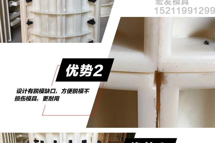 European Roman column mold plastic steel cylindrical building gate cement column exterior wall cast-in-place round type