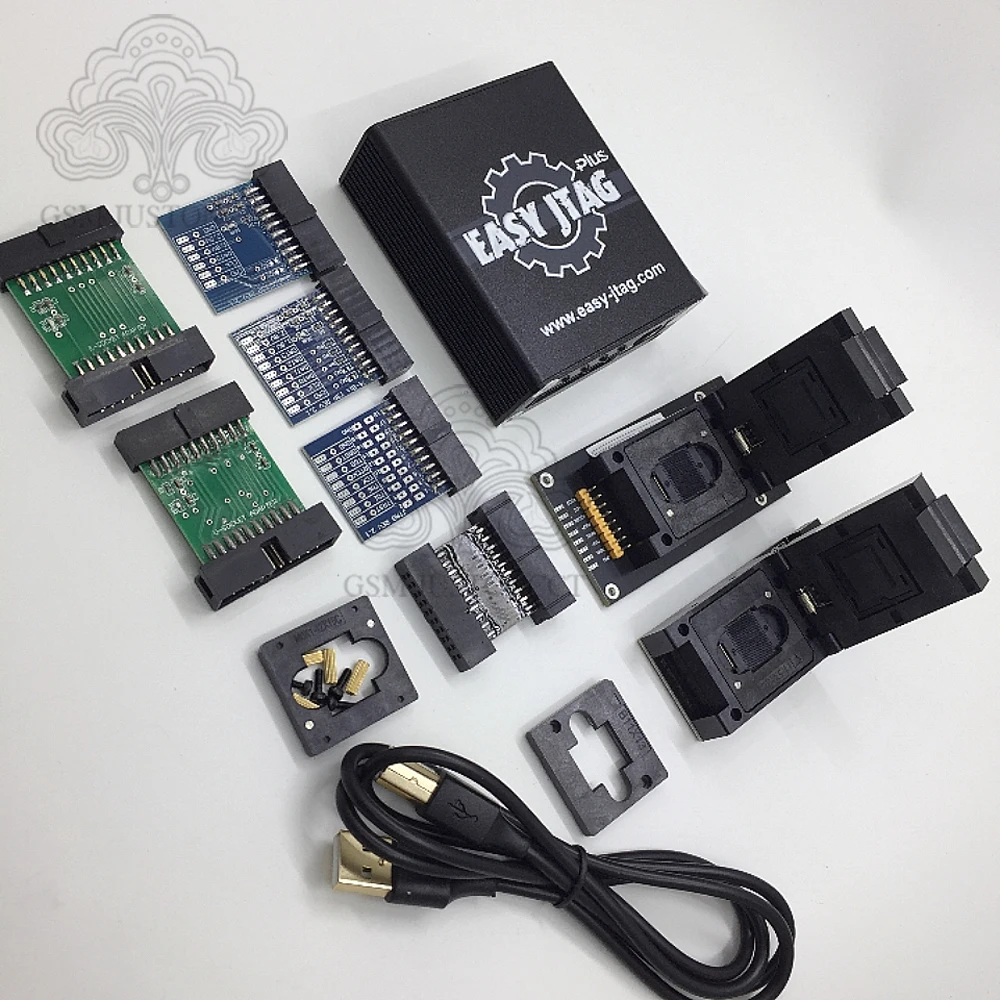 Easy Jtag Plus Box, Easy-Jtag Plus Box with 5PCs ISP Adapter, 254 and UFS 153 Adapters