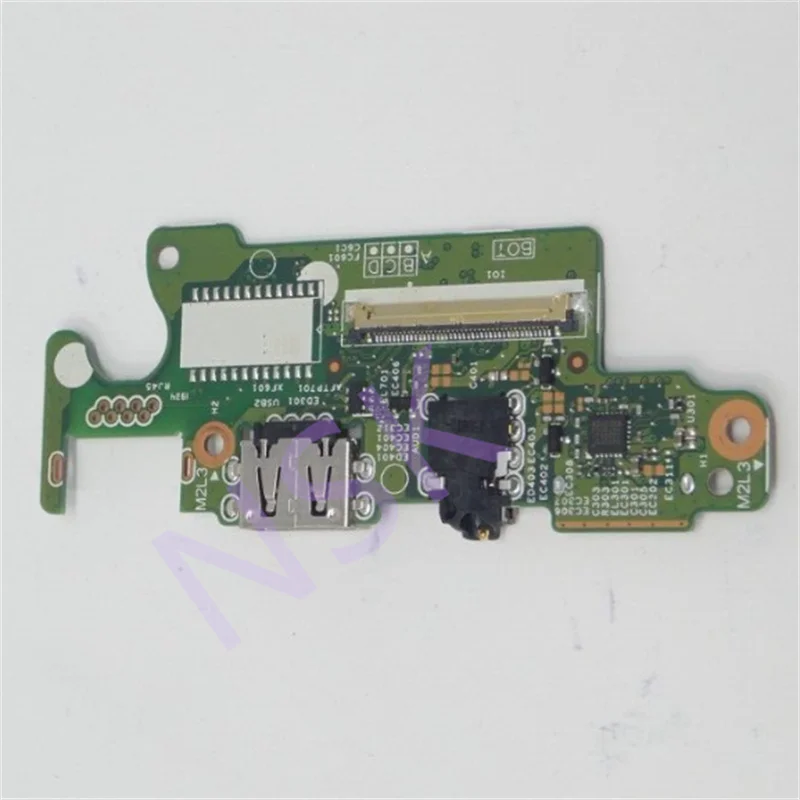 Original   2DRNM  6KM8  FOR Dell Inspiron 5490 Right-side IO Circuit Board with SD Slot/Audio/USB Port W /cable 100% Test OK