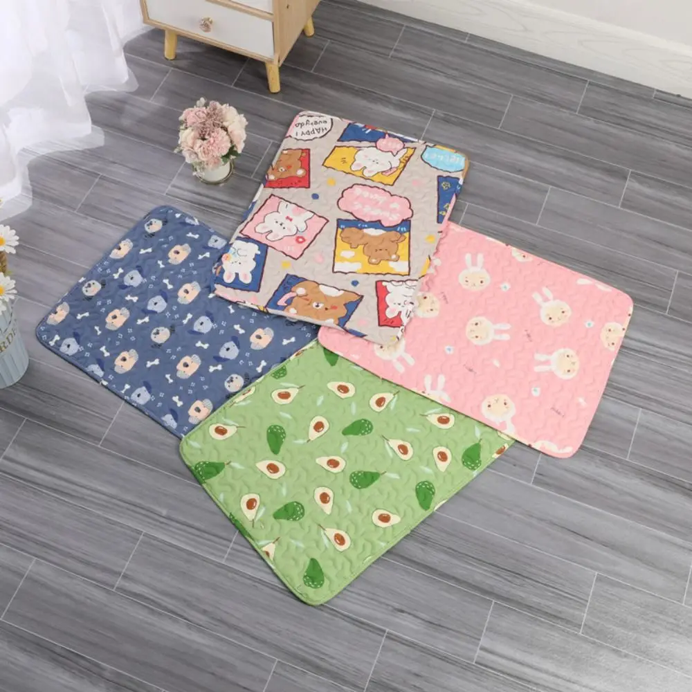 Cute Washable Dog Cooling Mat Breathable Summer Pad Dog Cat Sleeping Pad Pet Ice Pad Blanket Pet Supplies Pet