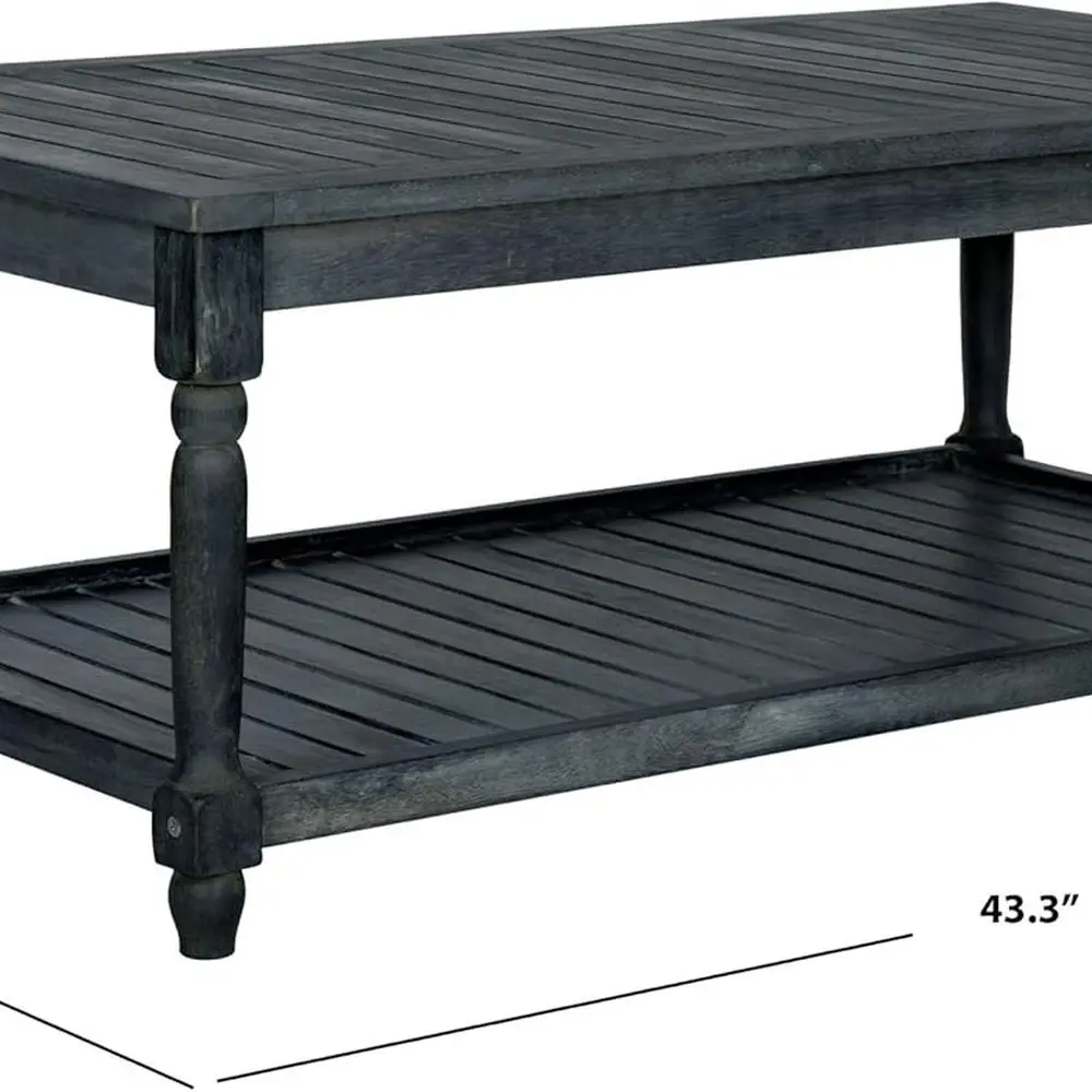 Oakley Slate Grey Outdoor Dark Coffee Table Collection