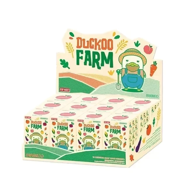 

POP MART DUCKOO FARM Series: Коллекционные фигурки Kawaii Anime в закрытых коробках — Сюрприз-куклы для девочек в подарок