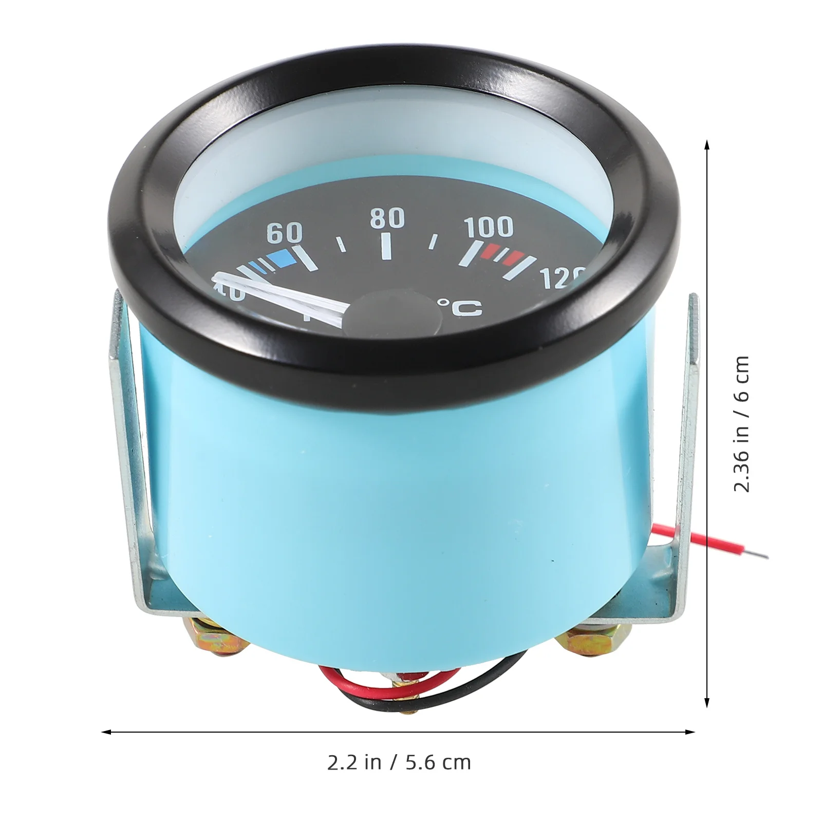 سيارة مقياس درجة حرارة الماء 12 فولت العالمي السيارات مقياس الحرارة الحديد Abs في الوقت الحقيقي رصد لوحة القيادة أداة لوحة عدة ل #2