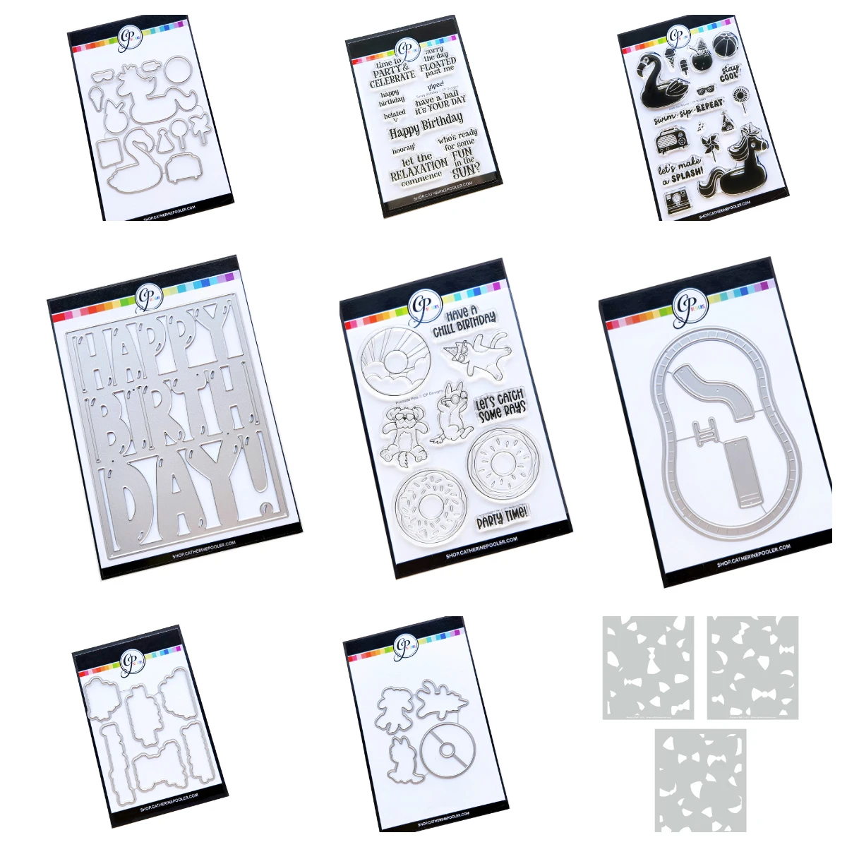 

Poolside Pets Stamps and Metal Cutting Dies Sets for DIY Craft Making Greeting Card Embossing Scrapbooking Decoration 2025 new