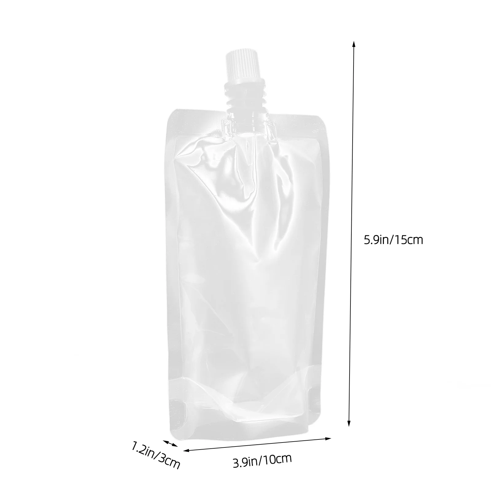 30Pcs 250ML Transparent Drinks Flasks Pouch Reusable Beverages Drinking Flasks Environmentally Friendly Materials